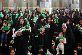 سوگواره شیرخوارگان حسینی در حرم مطهر رضوی - مشهد