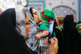 سوگواره شیرخوارگان حسینی در حرم مطهر رضوی - مشهد