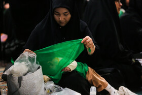 سوگواره شیرخوارگان حسینی در حرم مطهر رضوی - مشهد