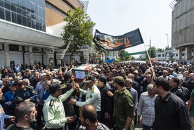 تشییع پیکر مطهر شهید «پارسا شکوهی شورمستی» - قائمشهر