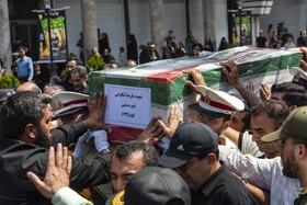 تشییع پیکر مطهر شهید «پارسا شکوهی شورمستی» - قائمشهر