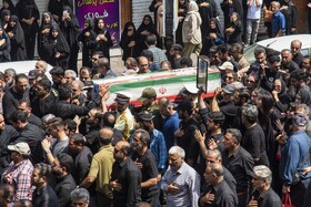 تشییع پیکر مطهر شهید «پارسا شکوهی شورمستی» - قائمشهر