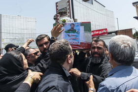 تشییع پیکر مطهر شهید «پارسا شکوهی شورمستی» - قائمشهر