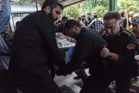تشییع پیکر مطهر شهید «پارسا شکوهی شورمستی» - قائمشهر