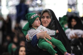 حضور پررنگ مادران بجنوردی در همایش شیرخوارگان حسینی