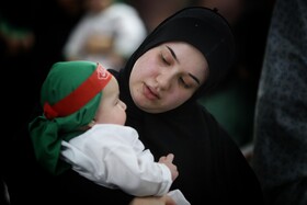 حضور پررنگ مادران بجنوردی در همایش شیرخوارگان حسینی