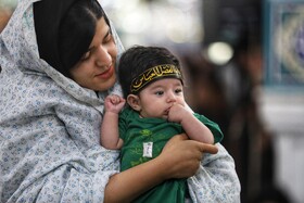 حضور پررنگ مادران بجنوردی در همایش شیرخوارگان حسینی