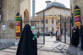 مراسم شیرخوارگان حسینی در مصلی رشت