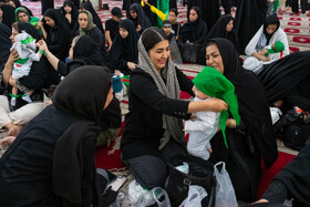 مراسم شیرخوارگان حسینی در مصلی رشت