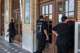 مراسم شیرخوارگان حسینی در مصلی رشت