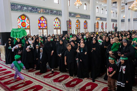 مراسم شیرخوارگان حسینی در مصلی رشت