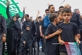 تشییع پیکر شهدای جنایت رژیم صهیونیستی در مشهد