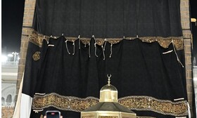 پرده کعبه عوض شد