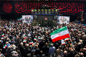 تشییع پیکر مطهر ۱۵ شهید جنایت رژیم صهیونیستی - مشهد