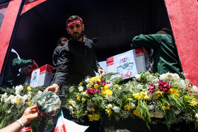 تشییع پیکر مطهر ۱۵ شهید جنایت رژیم صهیونیستی - مشهد