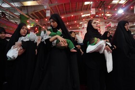 همایش شیرخوارگان حسینی سربازان ظهور  در مصلی شهرستان بابل