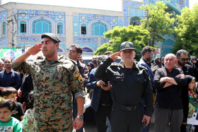 تشییع پیکر شهید مهدی قهرمانی از شهدای تجاوز رژیم صهیونسیتی در اردبیل