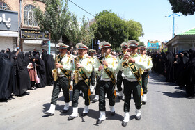 تشییع پیکر شهید مهدی قهرمانی از شهدای تجاوز رژیم صهیونسیتی در اردبیل