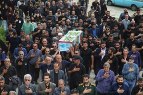تشییع  شهید مظلوم وطن؛ آروین محمدی کتی‌لته در شهرستان سوادکوه -مازندران