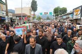 تشییع  شهید مظلوم وطن؛ آروین محمدی کتی‌لته در شهرستان سوادکوه -مازندران
