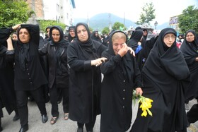 تشییع  شهید مظلوم وطن؛ آروین محمدی کتی‌لته در شهرستان سوادکوه -مازندران