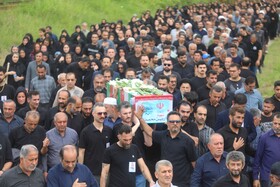 تشییع  شهید مظلوم وطن؛ آروین محمدی کتی‌لته در شهرستان سوادکوه -مازندران
