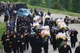 تشییع  شهید مظلوم وطن؛ آروین محمدی کتی‌لته در شهرستان سوادکوه -مازندران