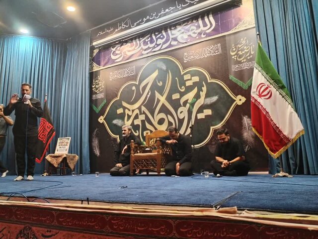 مراسم شیرخوارگان حسینی در حرم حضرت جعفر بن موسی الکاظم (ع) پیشوا برگزار شد