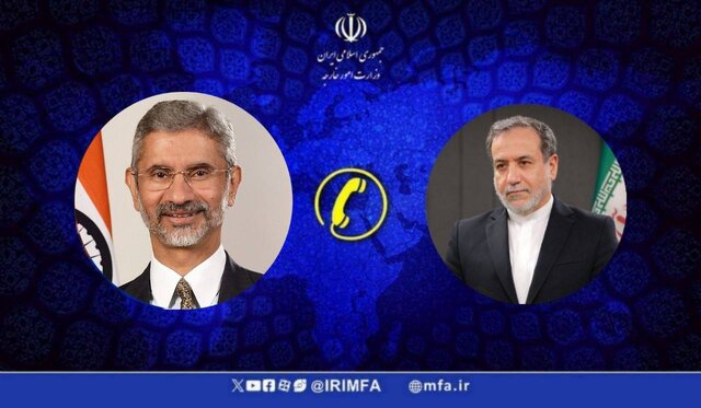 گفتگوی تلفنی وزرای امور خارجه ایران و هند 