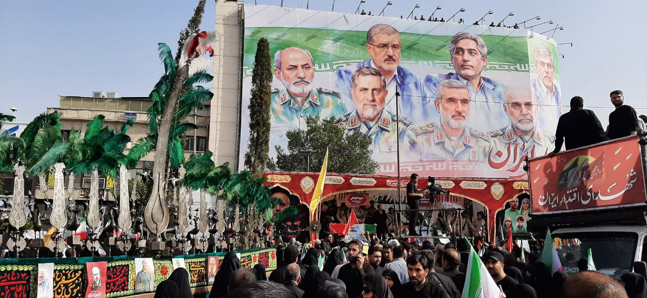 وداع مردم تهران با قهرمانان مقاومت؛ بدرقه سرداران و دانشمندان شهید 8 پایگاه خبری ججین پایگاه خبر ججین