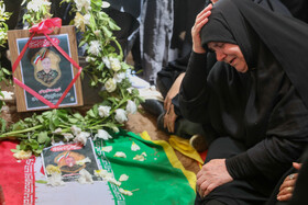 تشییع شهید مدافع وطن سرگرد صالح بناء هنزایی - یزد