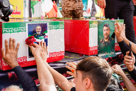 مراسم تشییع شهدای اقتدار - تهران