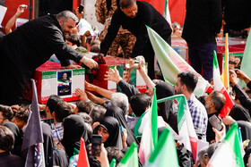 مراسم تشییع شهدای اقتدار - تهران