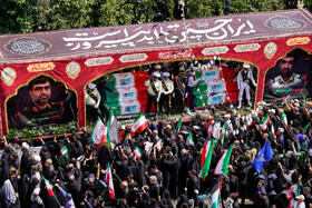 مراسم تشییع شهدای اقتدار - تهران