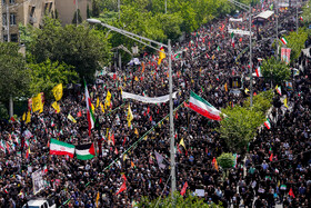 مراسم تشییع شهدای اقتدار - تهران
