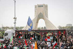 مراسم تشییع شهدای اقتدار - تهران