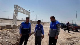 آغاز اجرای ۱۱.۵ کیلومتر خط انتقال آب به پارکینگ اربعین مهران
