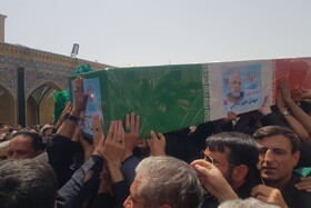 مراسم تشییع پیکر دکتر محمدمهدی طهرانچی در حرم حضرت عبدالعظیم حسنی (ع) آغاز شد