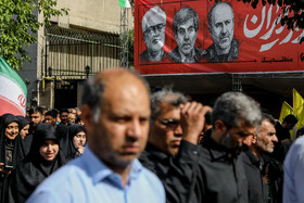 مراسم تشییع شهدای اقتدار - تهران