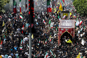 مراسم تشییع شهدای اقتدار - تهران