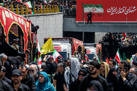 مراسم تشییع شهدای اقتدار - تهران