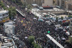 مراسم تشییع شهدای اقتدار - تهران