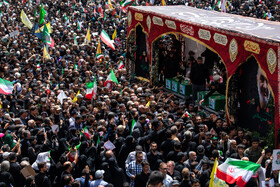 مراسم تشییع شهدای اقتدار - تهران