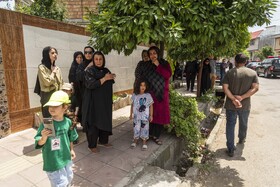 تشییع پیکر مطهر شهید«محمد حیدری» در روستای قادیکلای بزرگ قائمشهر