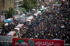 مراسم تشییع شهدای اقتدار - تهران
