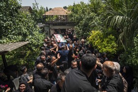 تشییع پیکر مطهر شهید«محمد حیدری» در روستای قادیکلای بزرگ قائمشهر