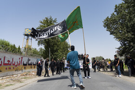تشییع پیکر مطهر شهید رمضانعلی چوبداری در روستای اغلان‌تپه