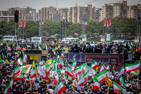 مراسم تشییع شهدای اقتدار - تهران