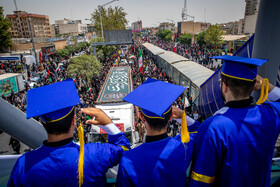 مراسم تشییع شهدای اقتدار - تهران