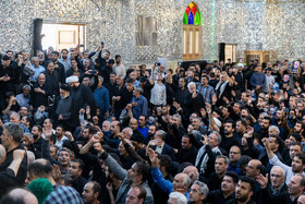 مراسم تشییع پیکر دکتر محمدمهدی طهرانچی در حرم حضرت عبدالعظیم حسنی (ع)